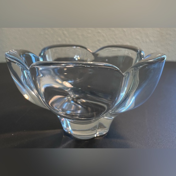 Mikasa Accents Mikasa Candle Holder Clear Glass Weighted Tulip